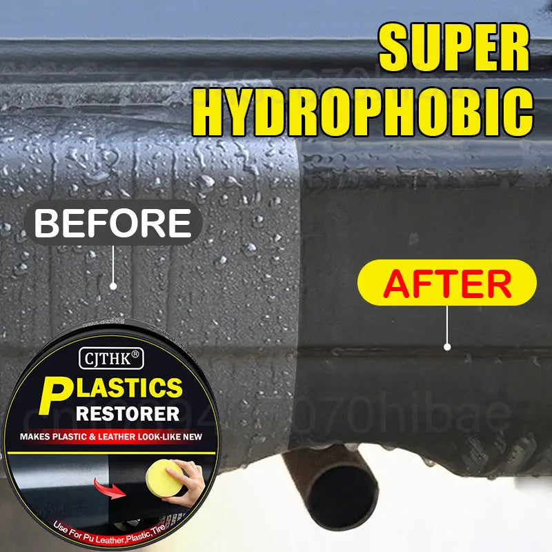 Rinnovatore per Plastica Auto – Effetto Nero Lucido | Ripristino e Lucidatura di Plastiche e Pelle