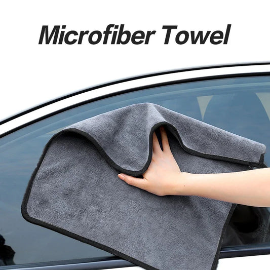 Panno in Microfibra per Pulizia Auto e Moto – Grigio