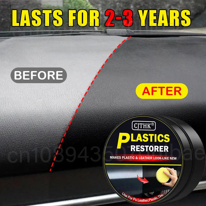 Rinnovatore per Plastica Auto – Effetto Nero Lucido | Ripristino e Lucidatura di Plastiche e Pelle