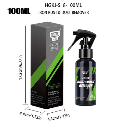 HGKJ Spray Rimuovi Ruggine per Auto – Detergente Super Potente per Vernice e Cerchi