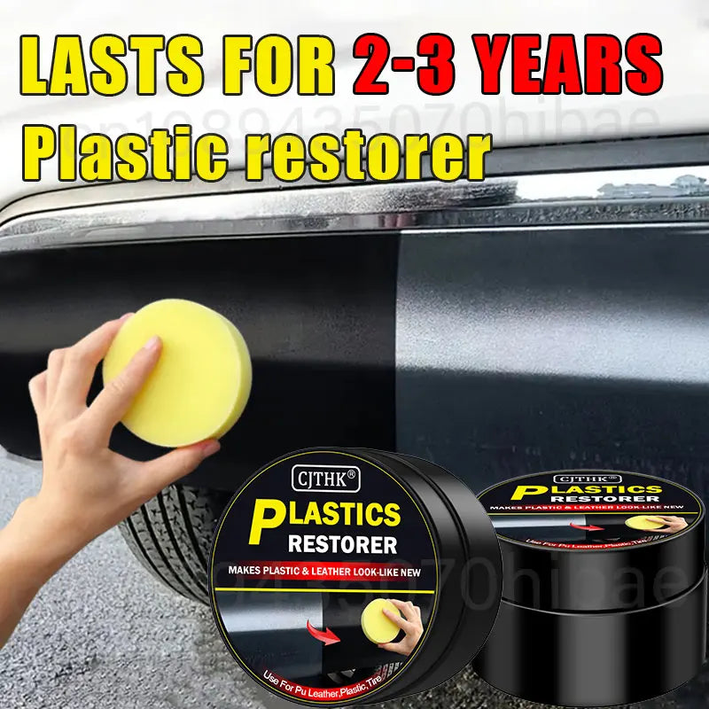 Rinnovatore per Plastica Auto – Effetto Nero Lucido | Ripristino e Lucidatura di Plastiche e Pelle