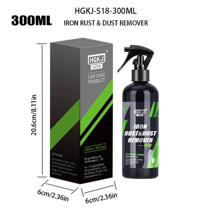 HGKJ Spray Rimuovi Ruggine per Auto – Detergente Super Potente per Vernice e Cerchi