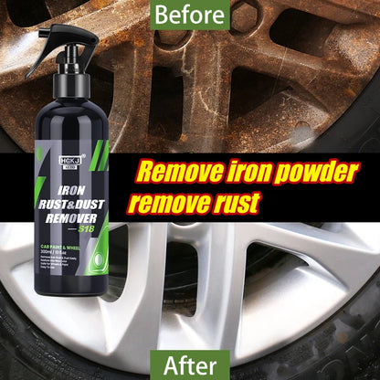 HGKJ Spray Rimuovi Ruggine per Auto – Detergente Super Potente per Vernice e Cerchi