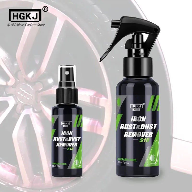 HGKJ Spray Rimuovi Ruggine per Auto – Detergente Super Potente per Vernice e Cerchi