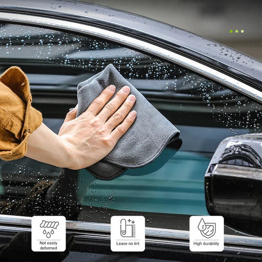 Panno in Microfibra per Pulizia Auto e Moto – Grigio